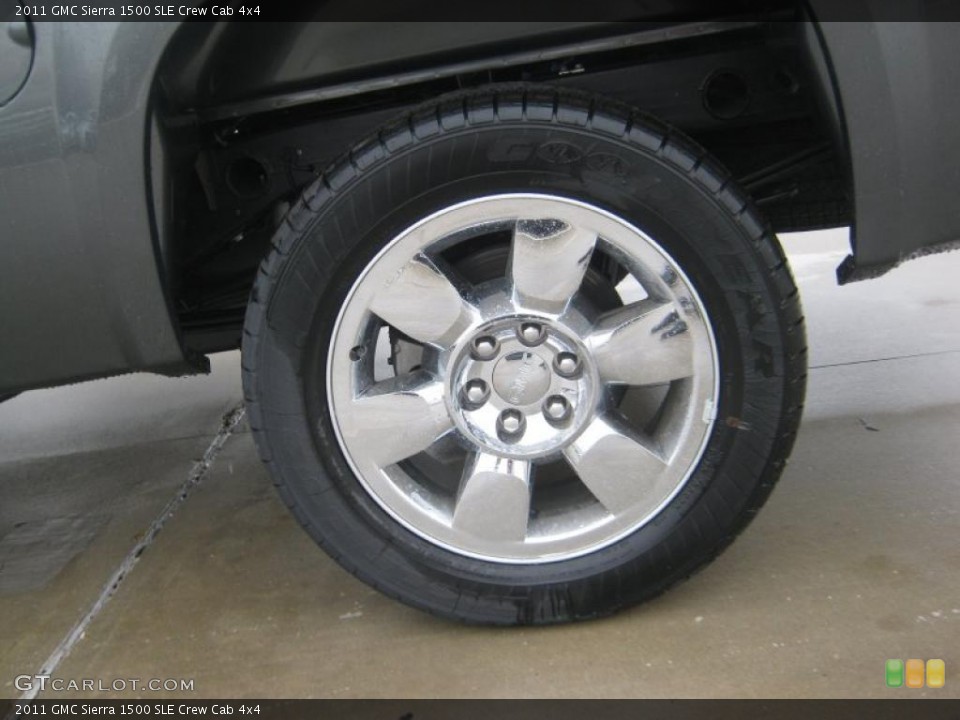 2011 GMC Sierra 1500 SLE Crew Cab 4x4 Wheel and Tire Photo #43218219