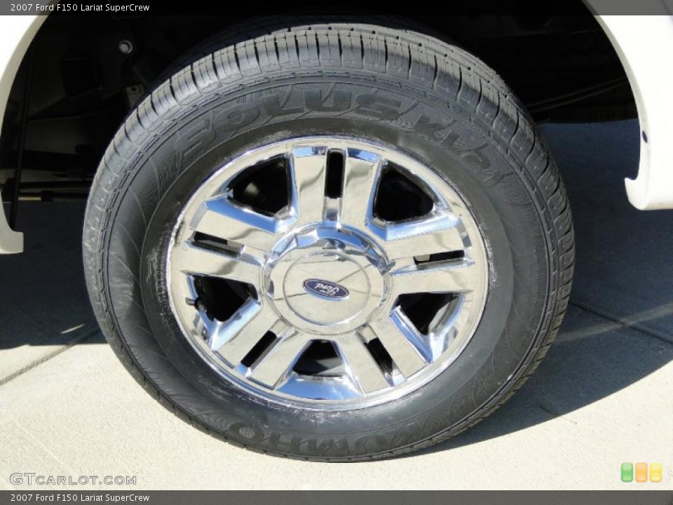 2007 Ford F150 Lariat SuperCrew Wheel and Tire Photo #43220986