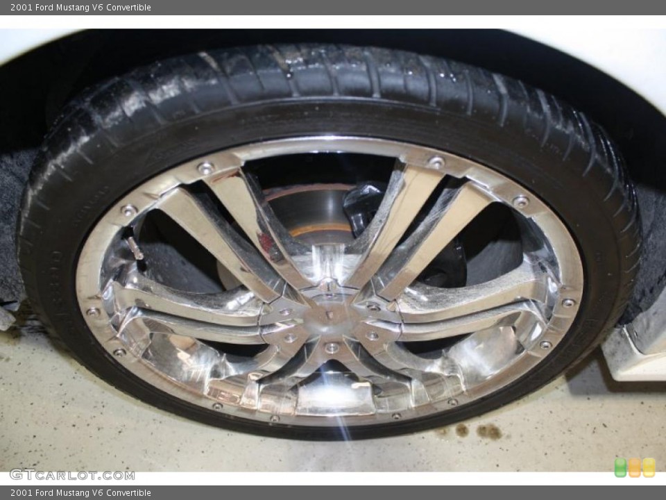 2001 Ford Mustang Custom Wheel and Tire Photo #43229755