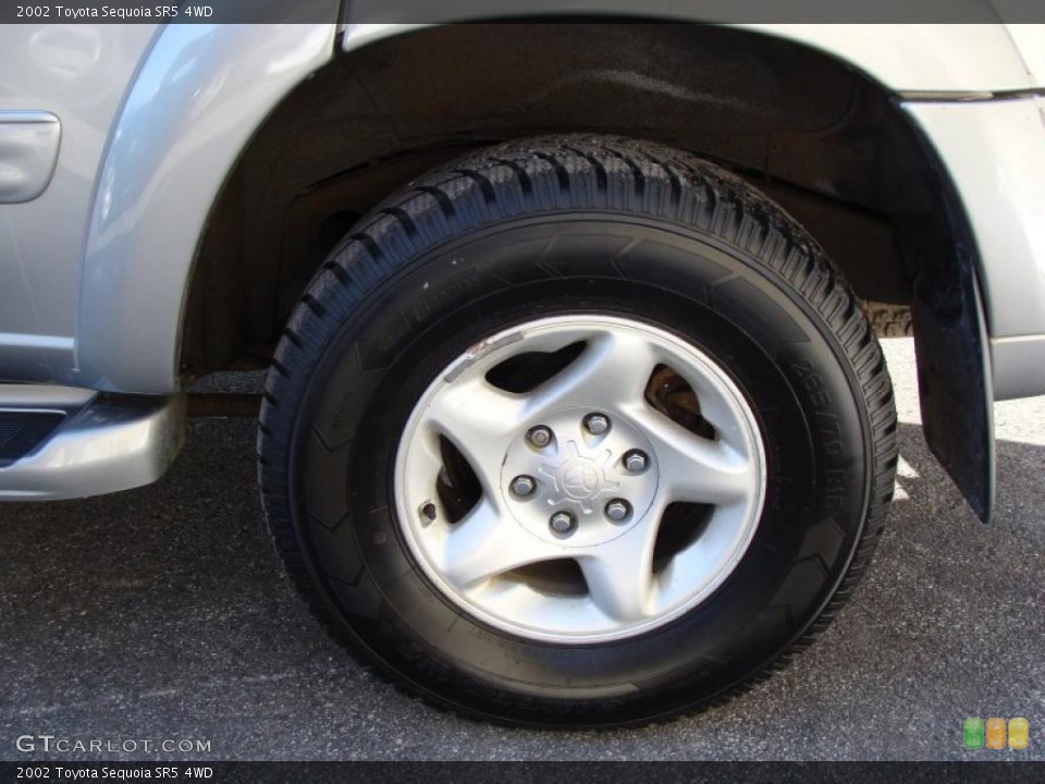 2002 Toyota Sequoia SR5 4WD Wheel and Tire Photo #43235885