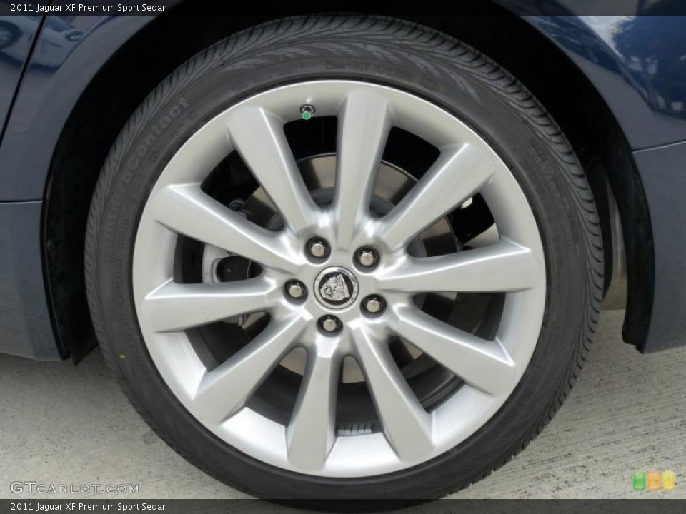 2011 Jaguar XF Premium Sport Sedan Wheel and Tire Photo #43239705