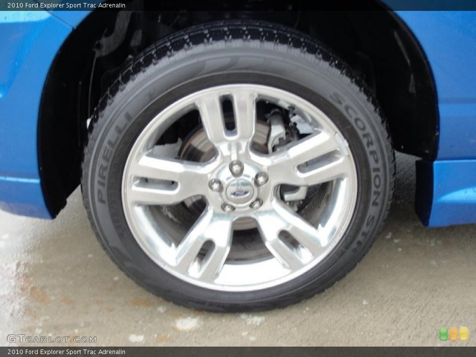 2010 Ford Explorer Sport Trac Adrenalin Wheel and Tire Photo #43249638