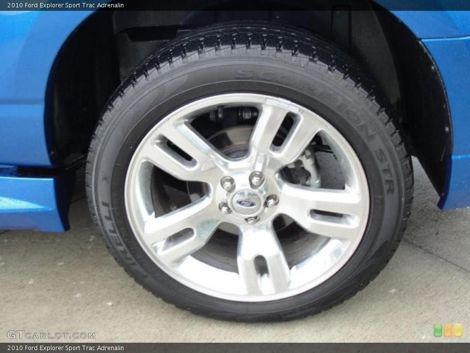 2010 Ford Explorer Sport Trac Adrenalin Wheel and Tire Photo #43249650