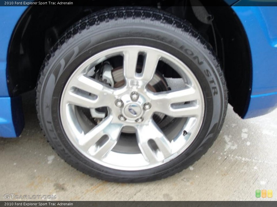 2010 Ford Explorer Sport Trac Adrenalin Wheel and Tire Photo #43249678