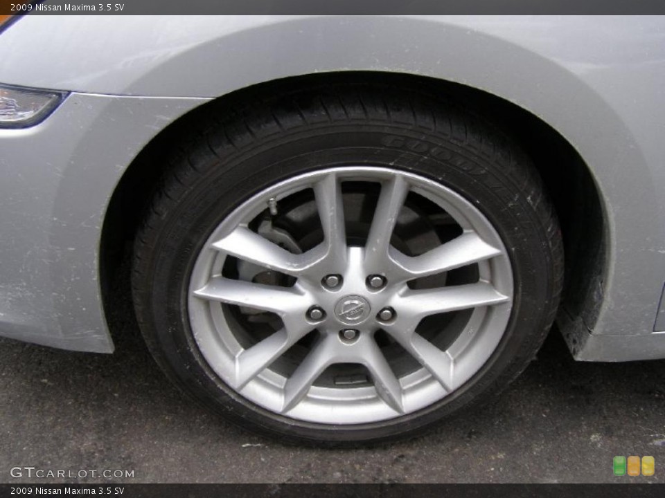 2009 Nissan Maxima 3.5 SV Wheel and Tire Photo #43250142