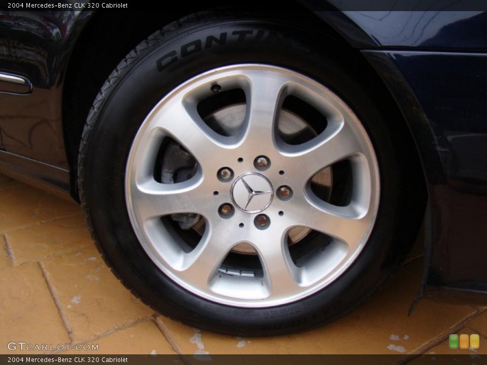 2004 Mercedes-Benz CLK 320 Cabriolet Wheel and Tire Photo #43250270