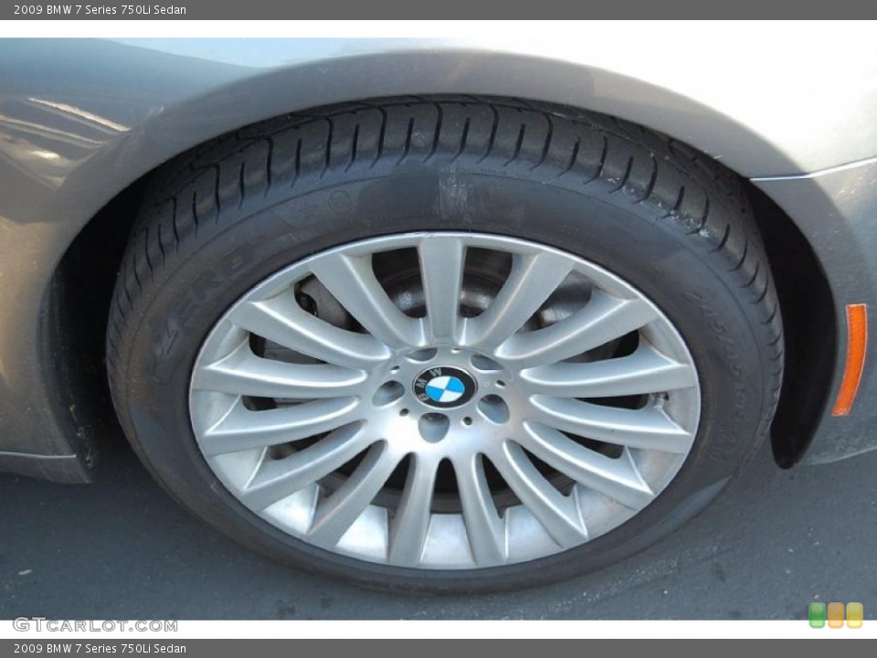 2009 BMW 7 Series 750Li Sedan Wheel and Tire Photo #43251174