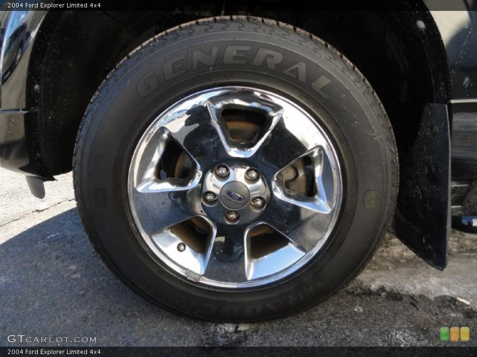 2004 Ford Explorer Limited 4x4 Wheel and Tire Photo #43251846