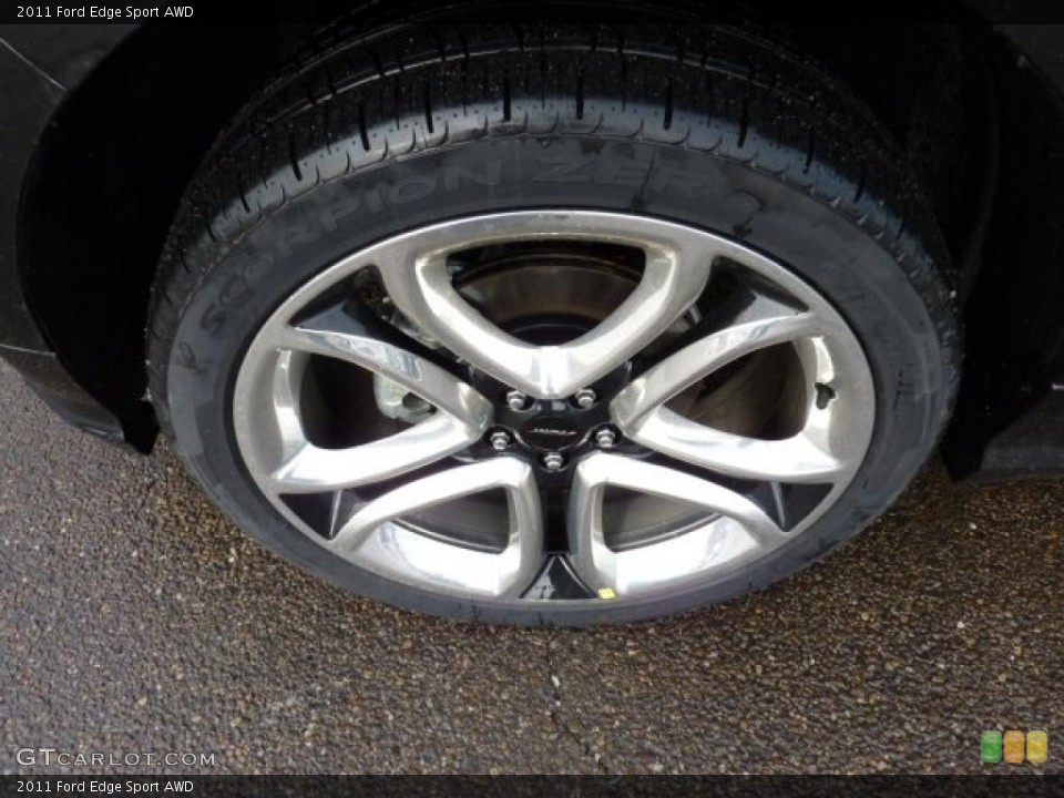 2011 Ford Edge Sport AWD Wheel and Tire Photo #43262710