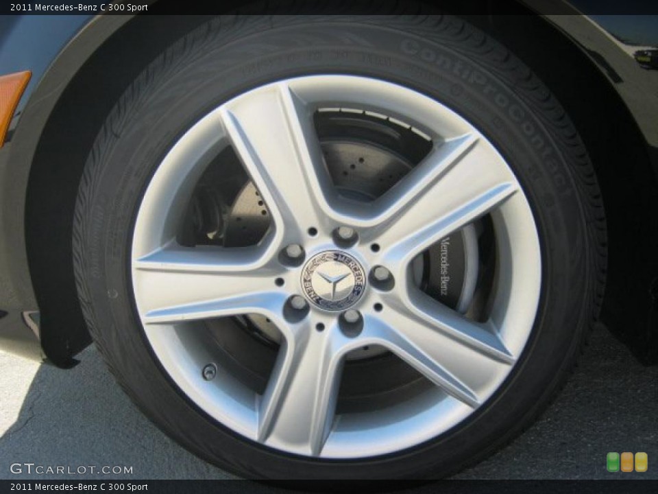 2011 Mercedes-Benz C 300 Sport Wheel and Tire Photo #43265266
