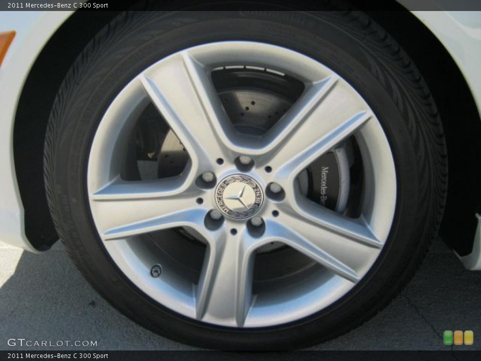 2011 Mercedes-Benz C 300 Sport Wheel and Tire Photo #43265362