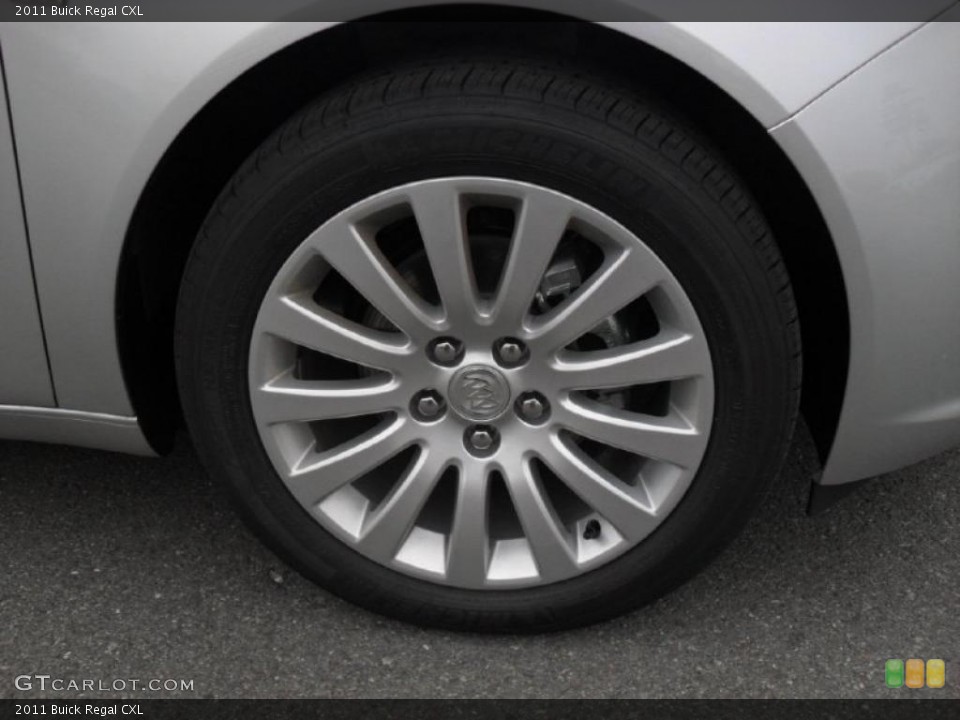 2011 Buick Regal CXL Wheel and Tire Photo #43271930