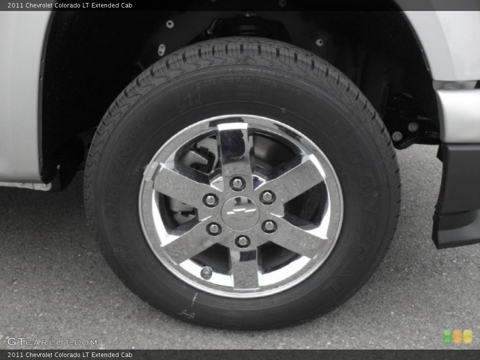 2011 Chevrolet Colorado LT Extended Cab Wheel and Tire Photo #43274008