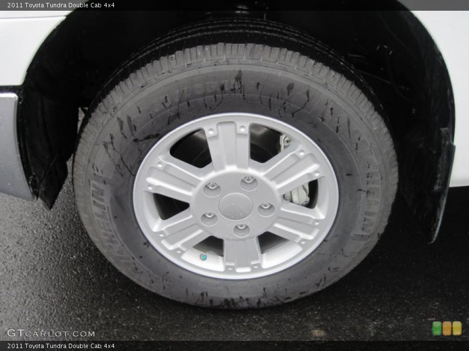 2011 Toyota Tundra Double Cab 4x4 Wheel and Tire Photo #43278866