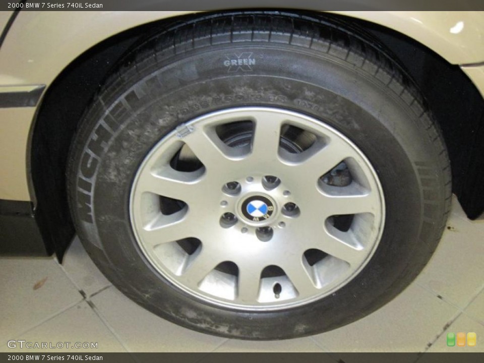 2000 BMW 7 Series 740iL Sedan Wheel and Tire Photo #43281151