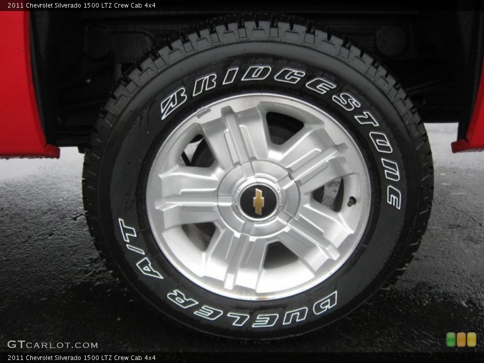 2011 Chevrolet Silverado 1500 LTZ Crew Cab 4x4 Wheel and Tire Photo #43287176