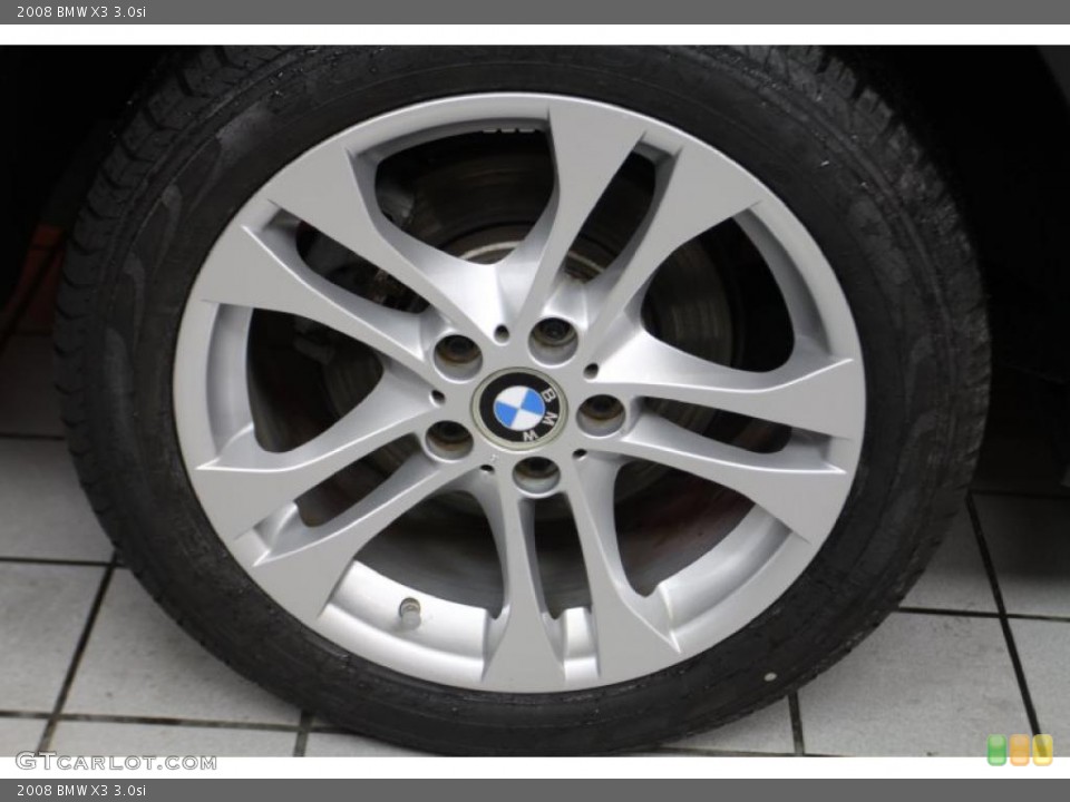 2008 BMW X3 3.0si Wheel and Tire Photo #43294783