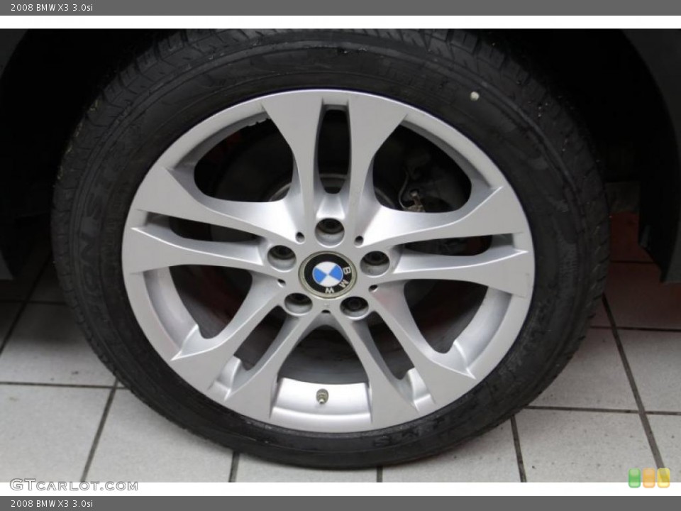 2008 BMW X3 3.0si Wheel and Tire Photo #43294860