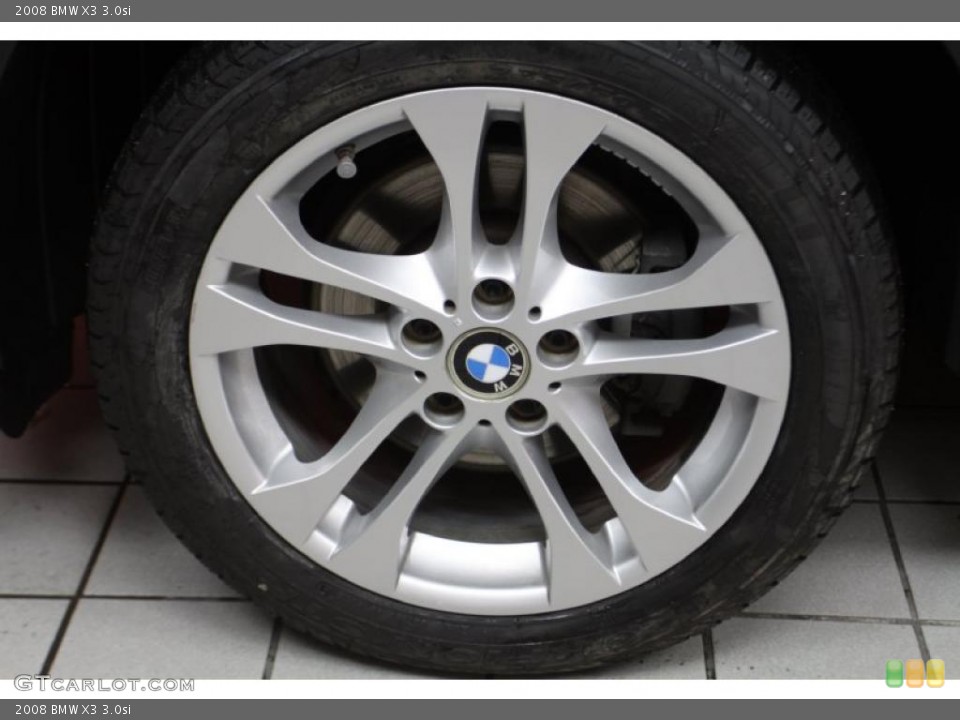 2008 BMW X3 3.0si Wheel and Tire Photo #43294892