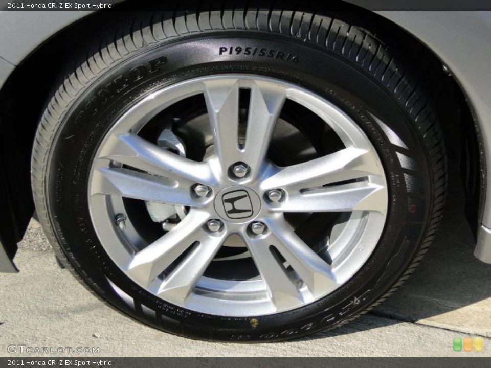 2011 Honda CR-Z EX Sport Hybrid Wheel and Tire Photo #43297256