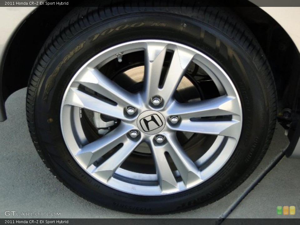 2011 Honda CR-Z EX Sport Hybrid Wheel and Tire Photo #43297292
