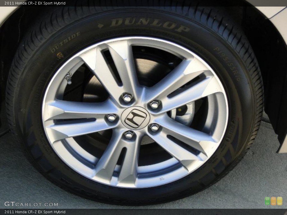 2011 Honda CR-Z EX Sport Hybrid Wheel and Tire Photo #43297308