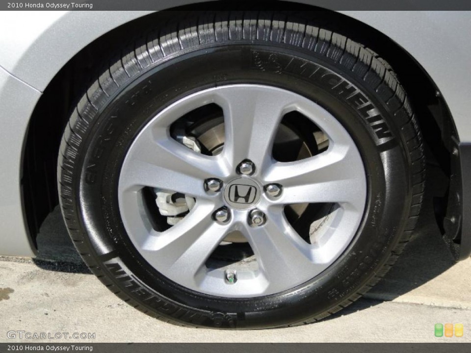 2010 Honda Odyssey Touring Wheel and Tire Photo #43299351