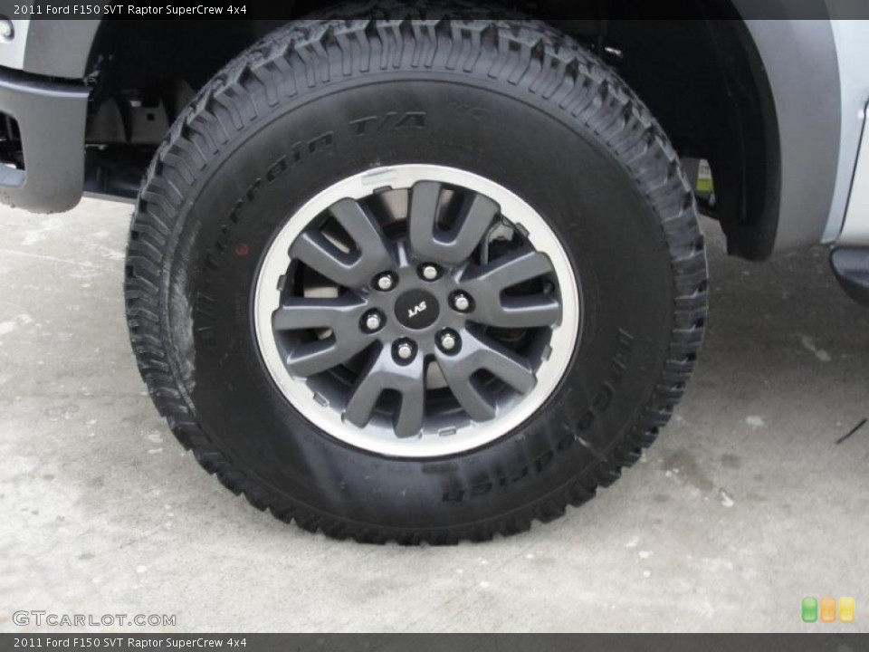 2011 Ford F150 SVT Raptor SuperCrew 4x4 Wheel and Tire Photo #43309619