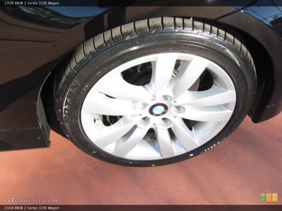 2008 BMW 3 Series 328i Wagon Wheel and Tire Photo #43310751