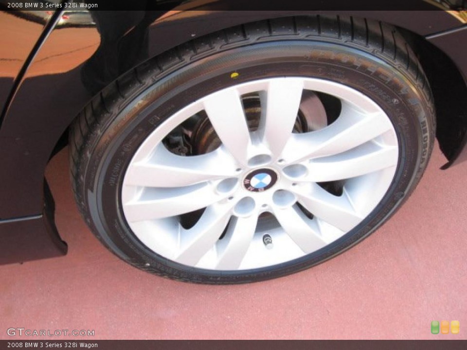 2008 BMW 3 Series 328i Wagon Wheel and Tire Photo #43310791