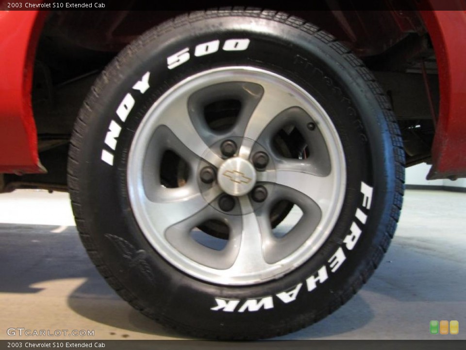 2003 Chevrolet S10 Extended Cab Wheel and Tire Photo #43316723