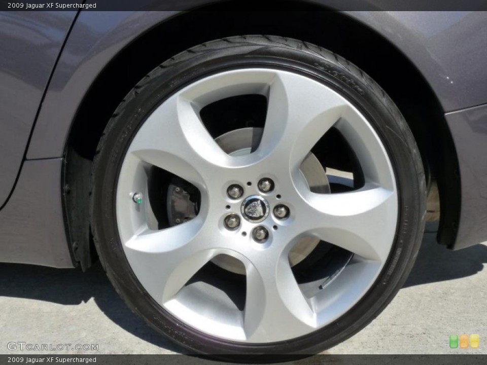 2009 Jaguar XF Supercharged Wheel and Tire Photo #43320035