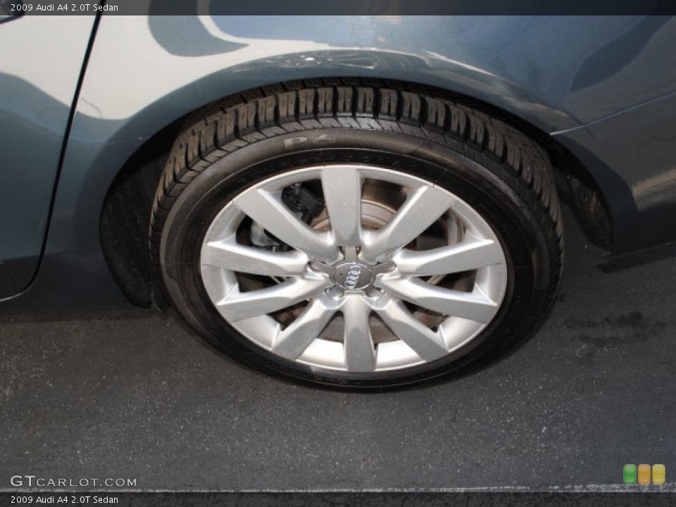 2009 Audi A4 2.0T Sedan Wheel and Tire Photo #43325591