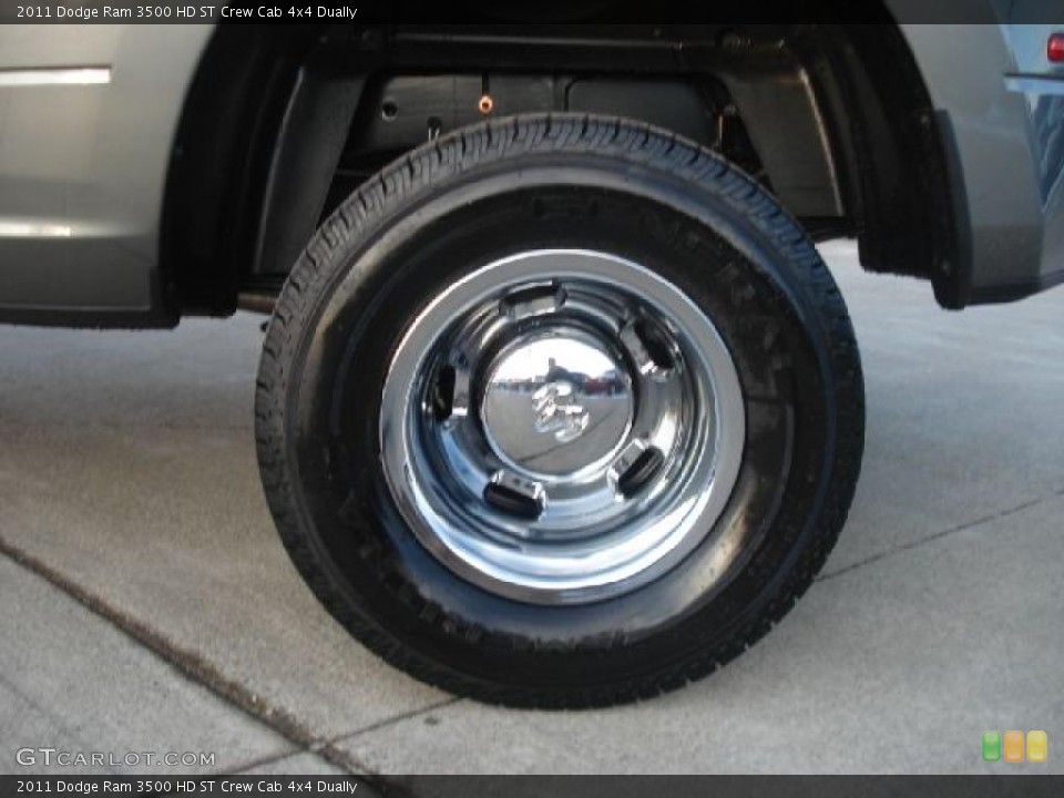 2011 Dodge Ram 3500 HD ST Crew Cab 4x4 Dually Wheel and Tire Photo #43326815