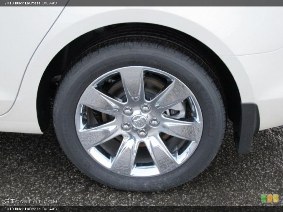 2010 Buick LaCrosse CXL AWD Wheel and Tire Photo #43329707