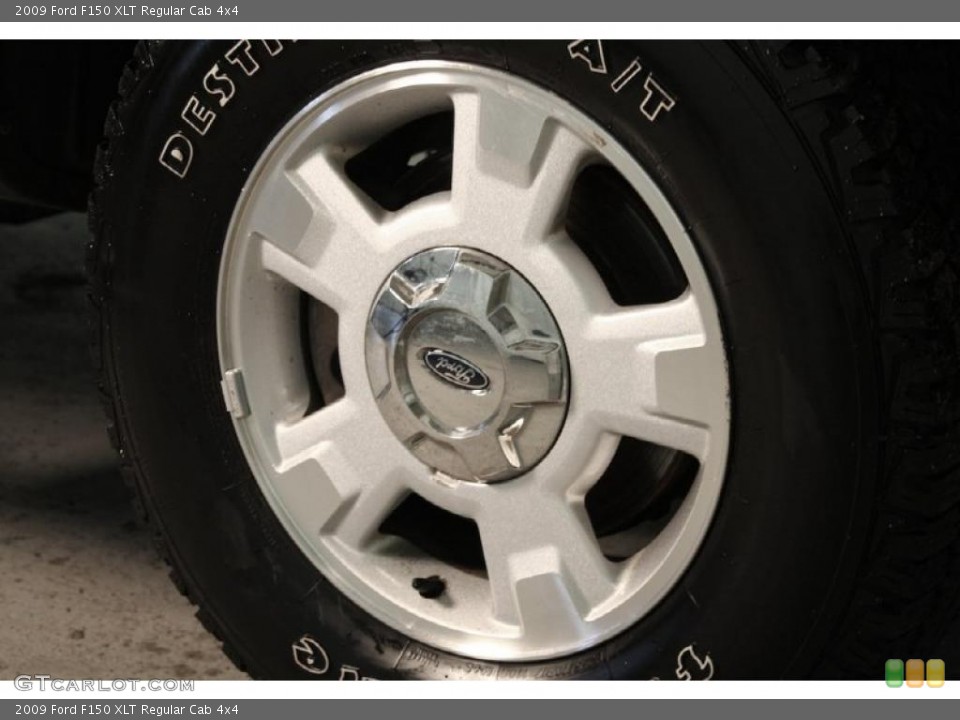 2009 Ford F150 XLT Regular Cab 4x4 Wheel and Tire Photo #43332331