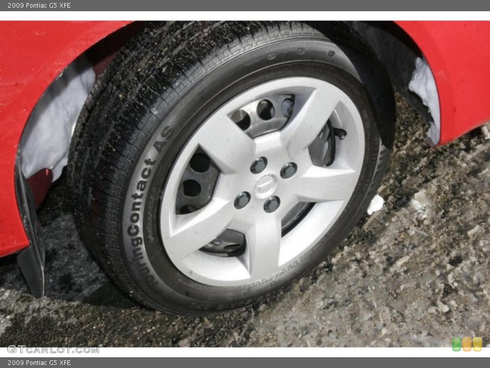 2009 Pontiac G5 XFE Wheel and Tire Photo #43337577