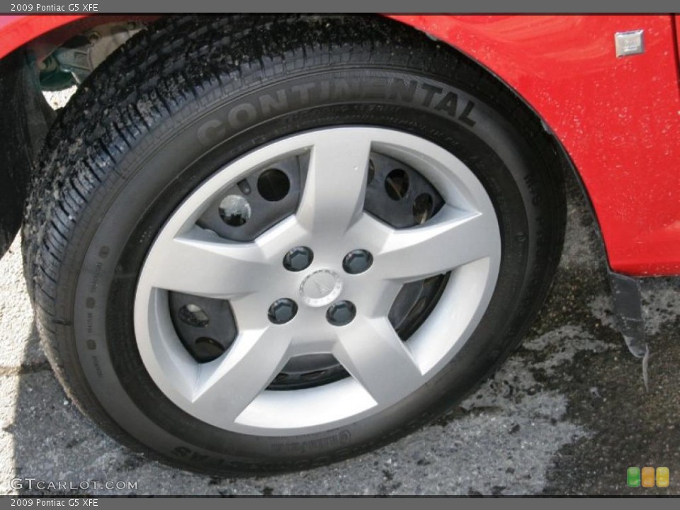 2009 Pontiac G5 XFE Wheel and Tire Photo #43337589