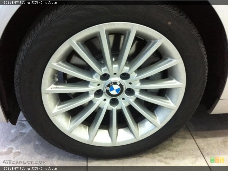 2011 BMW 5 Series 535i xDrive Sedan Wheel and Tire Photo #43341723