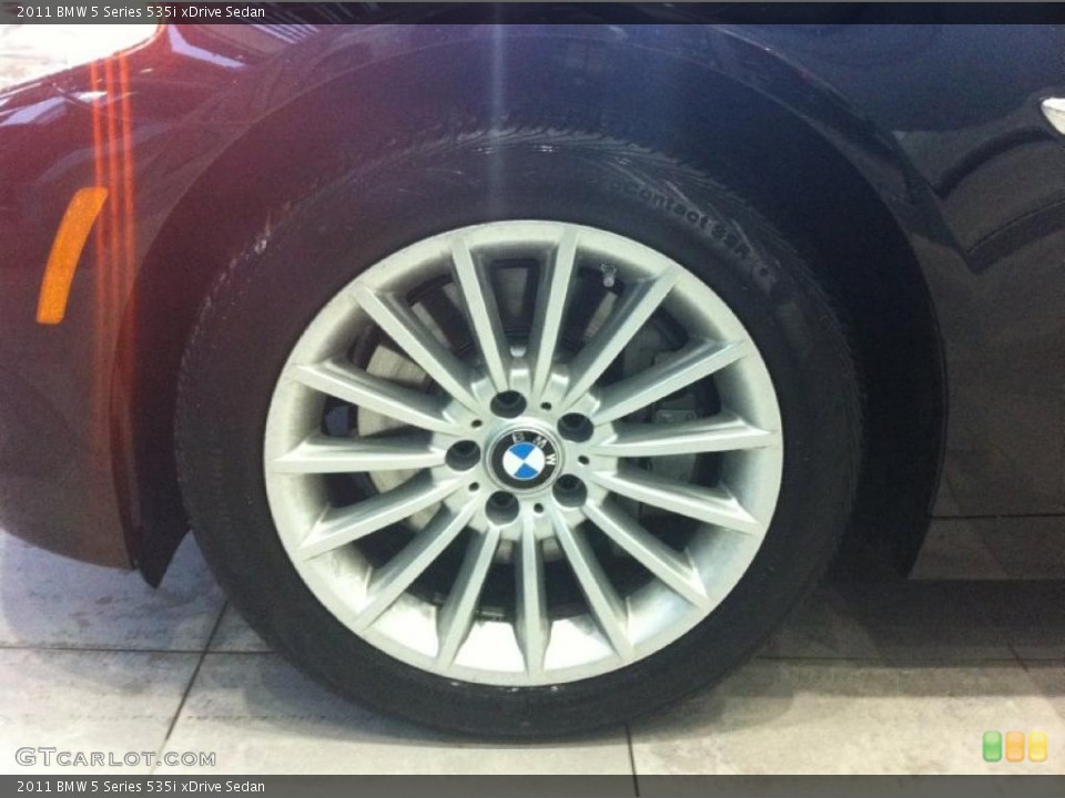 2011 BMW 5 Series 535i xDrive Sedan Wheel and Tire Photo #43341871