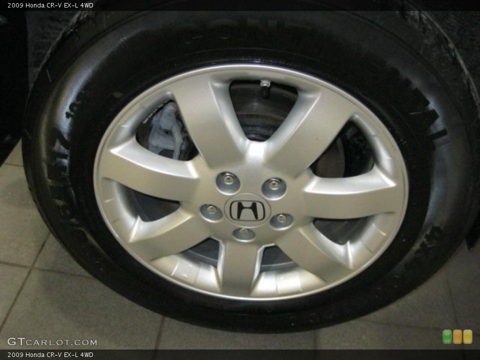 2009 Honda CR-V EX-L 4WD Wheel and Tire Photo #43348639