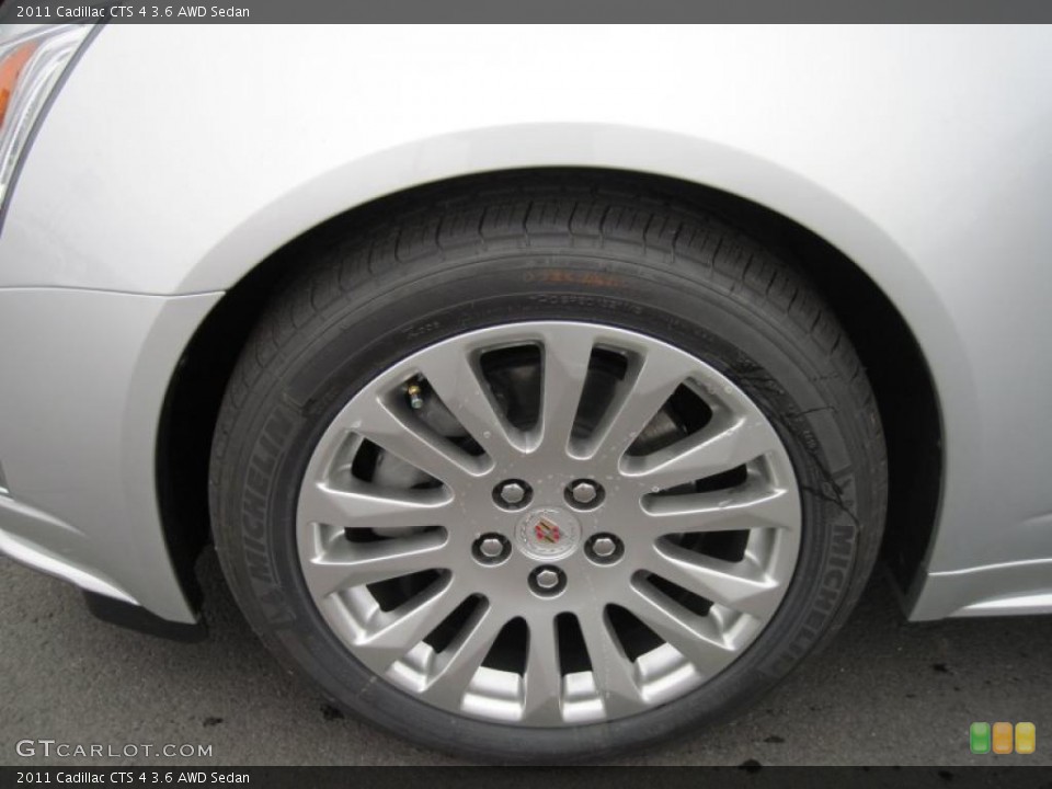 2011 Cadillac CTS 4 3.6 AWD Sedan Wheel and Tire Photo #43361563
