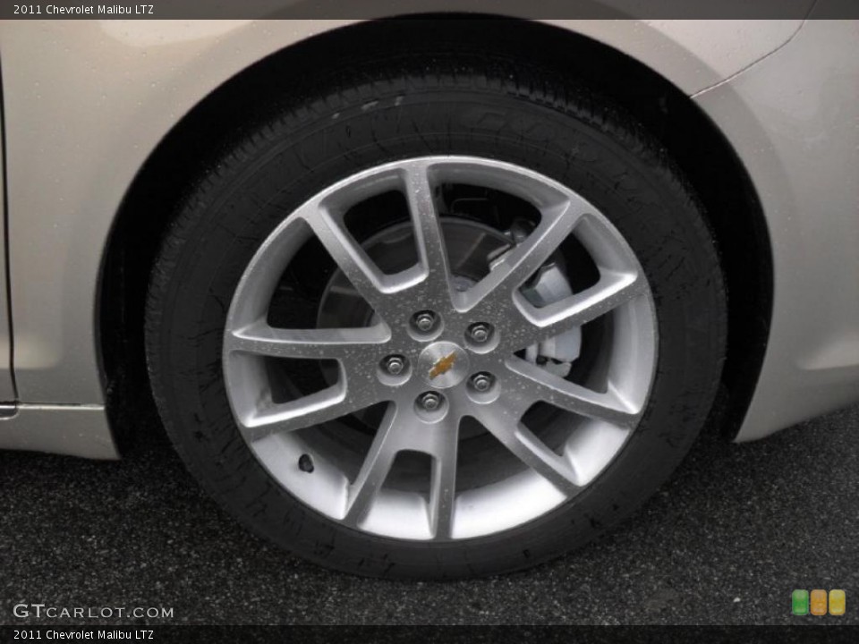 2011 Chevrolet Malibu LTZ Wheel and Tire Photo #43362911