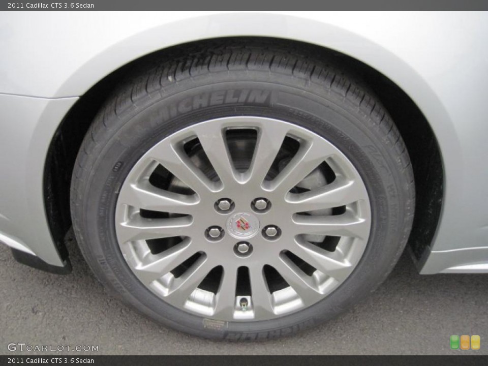 2011 Cadillac CTS 3.6 Sedan Wheel and Tire Photo #43363267