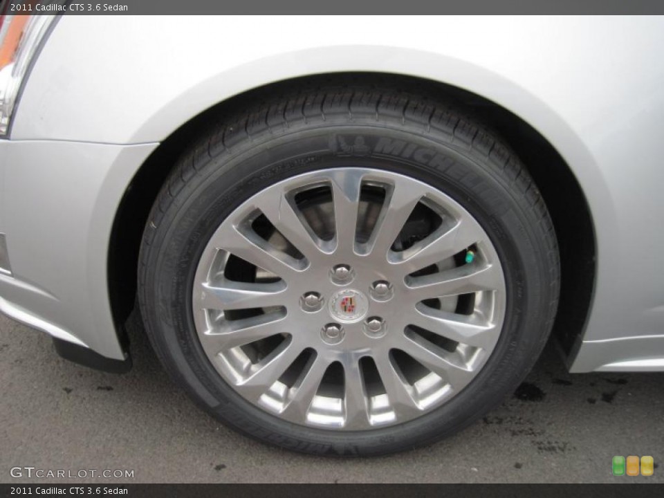 2011 Cadillac CTS 3.6 Sedan Wheel and Tire Photo #43365128