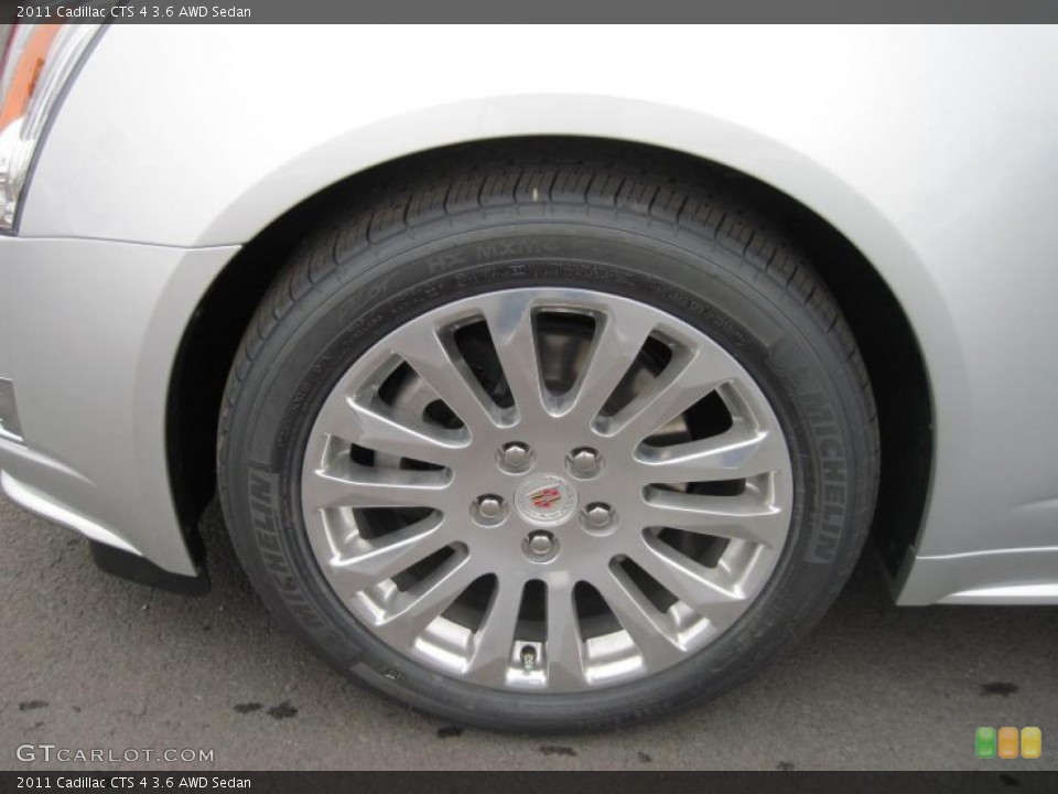 2011 Cadillac CTS 4 3.6 AWD Sedan Wheel and Tire Photo #43365916