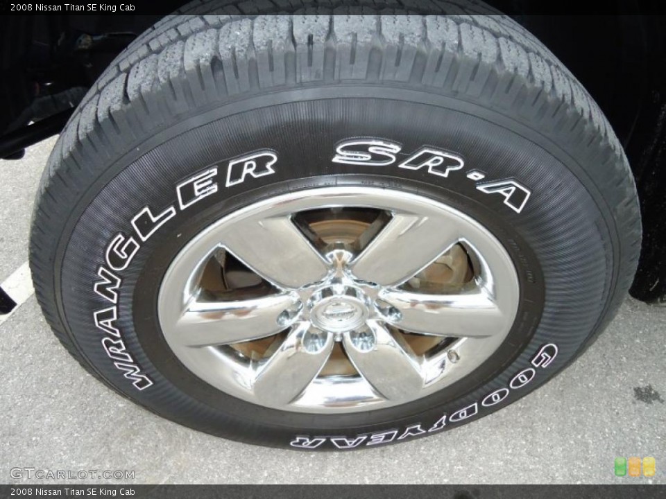 2008 Nissan Titan SE King Cab Wheel and Tire Photo #43367332