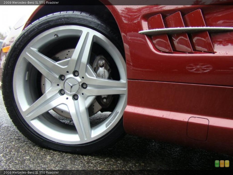 2009 Mercedes-Benz SL 550 Roadster Wheel and Tire Photo #43367516