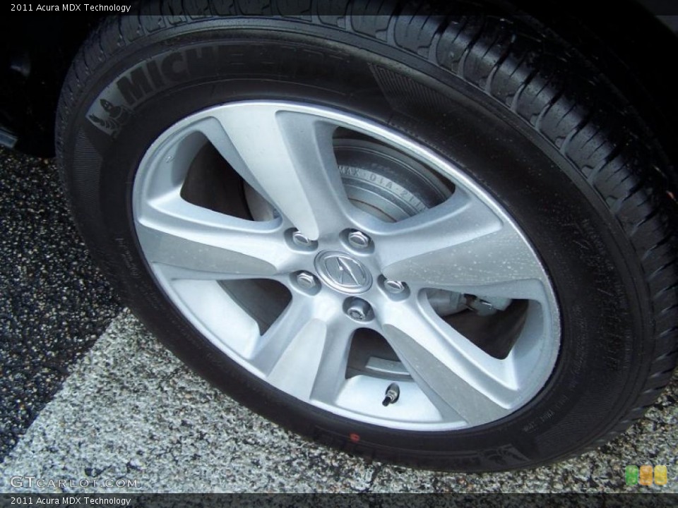 2011 Acura MDX Technology Wheel and Tire Photo #43370980