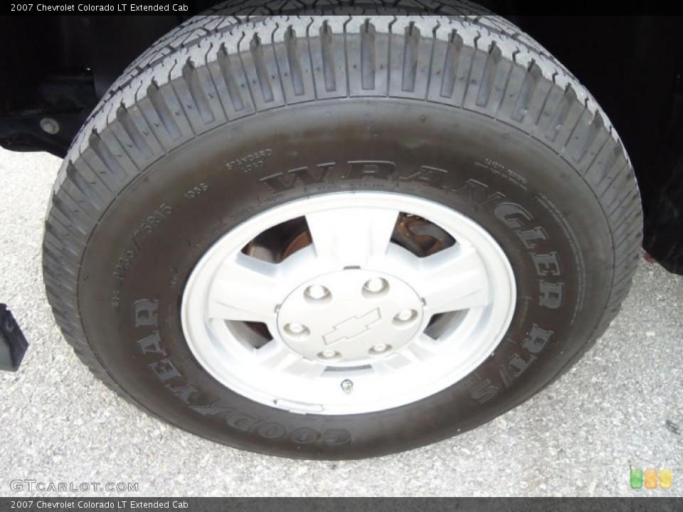 2007 Chevrolet Colorado LT Extended Cab Wheel and Tire Photo #43373092